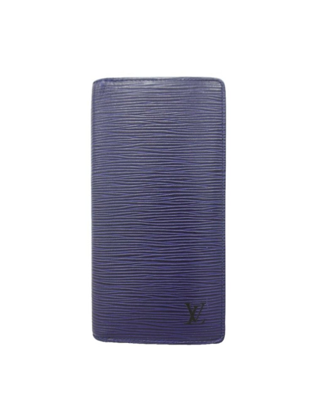 Louis Vuitton Wallet Epi Monogram Eclipse Portefeuille Brazza Navy
